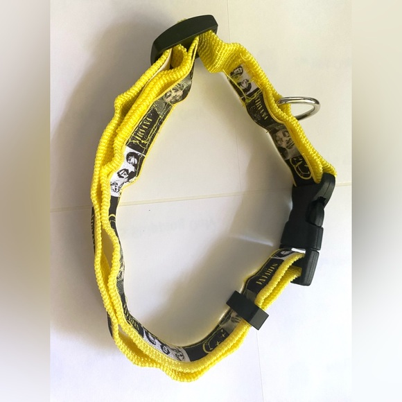 Nirvana dog medium collar leash music yellow pet cat fans rock smile - Picture 2 of 6